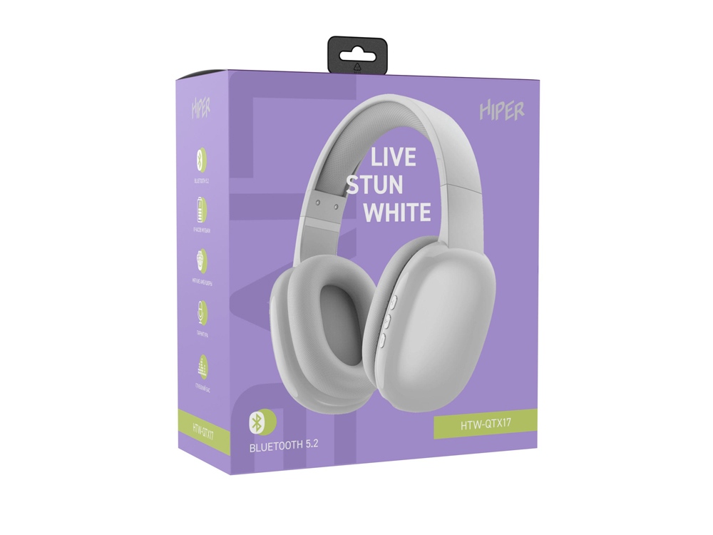 Беспроводные накладные наушники «LIVE STUN» — изображение 9