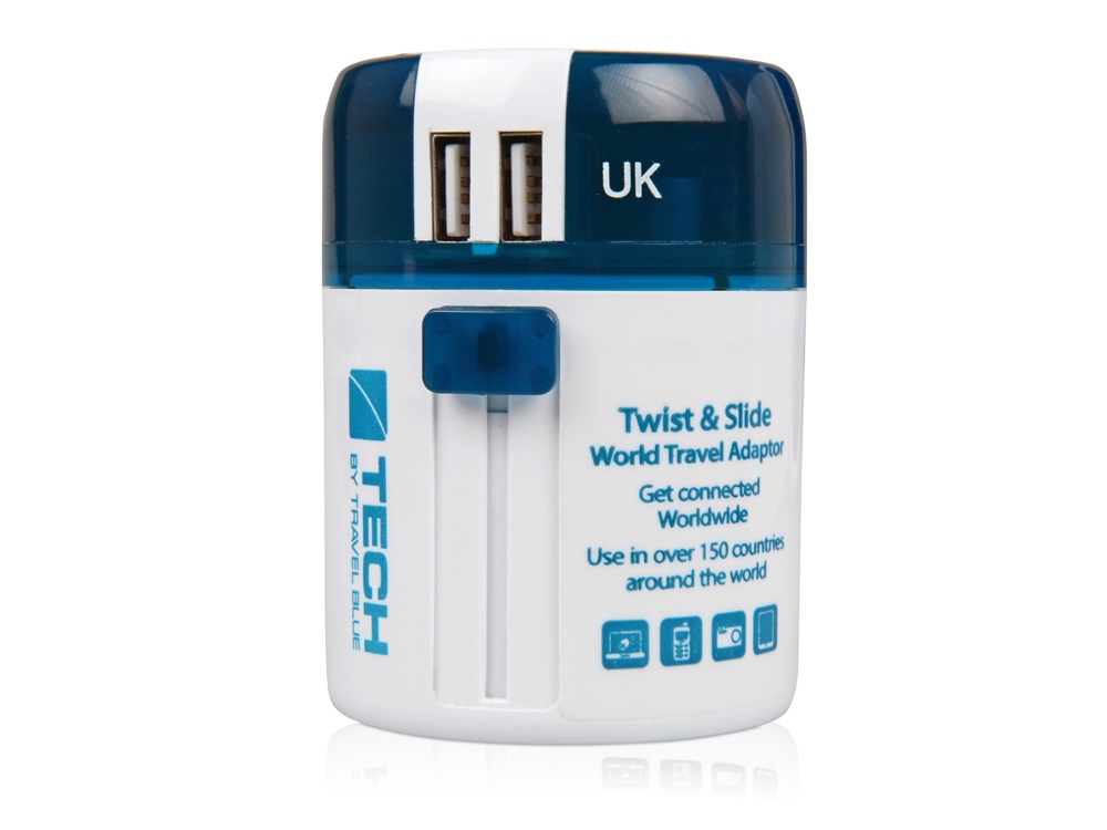 Адаптер с 2-мя USB-портами Twist & Slide — изображение 7