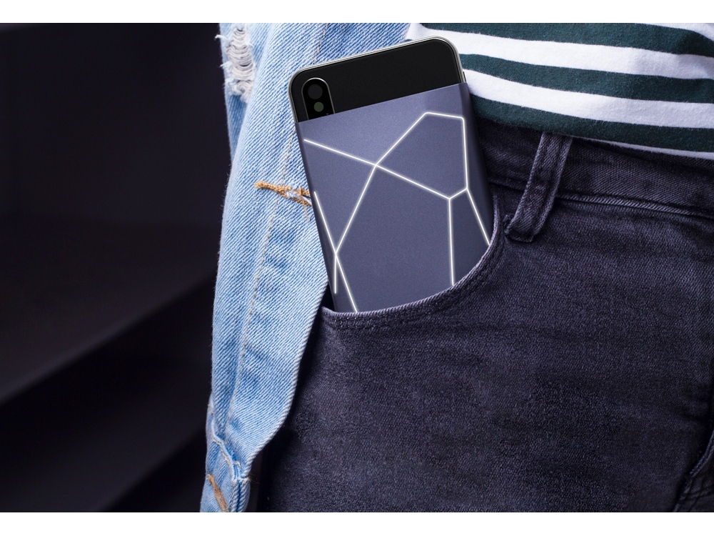 Портативное беспроводное зарядное устройство «Geo Wireless», 5000 mAh — изображение 7
