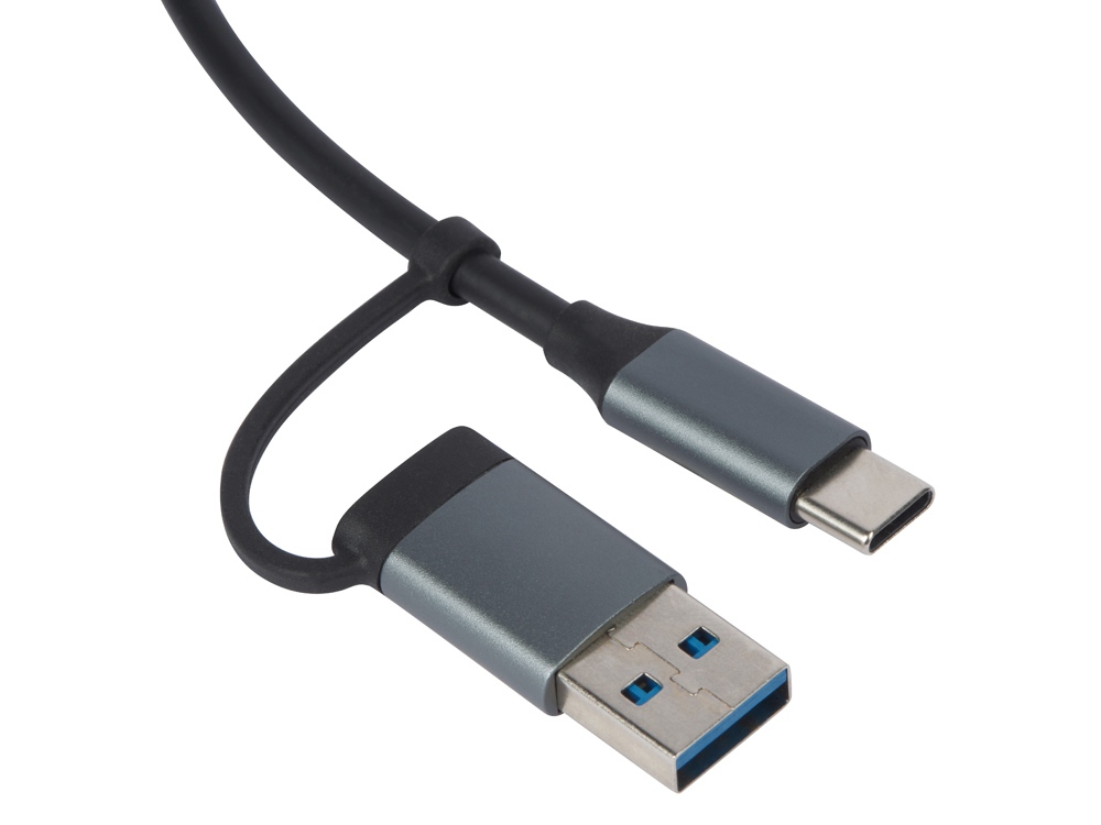 USB-хаб «Link» с коннектором 2-в-1 USB-C и USB-A, 2.0/3.0 — изображение 3