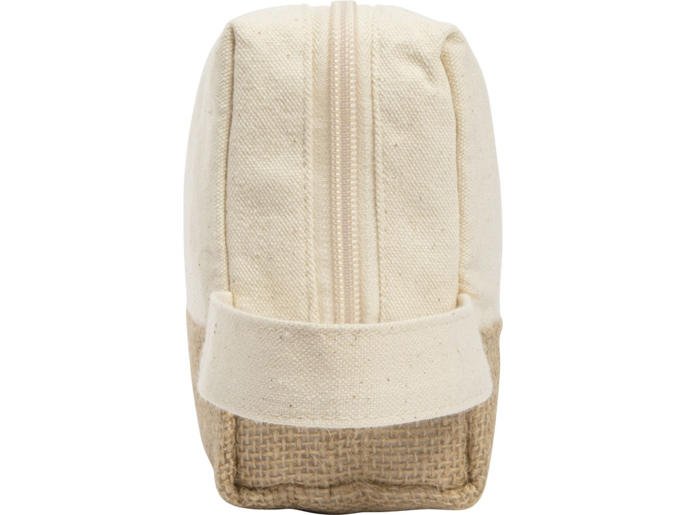 Косметичка «Jute» с ручкой из хлопка и джута — изображение 6